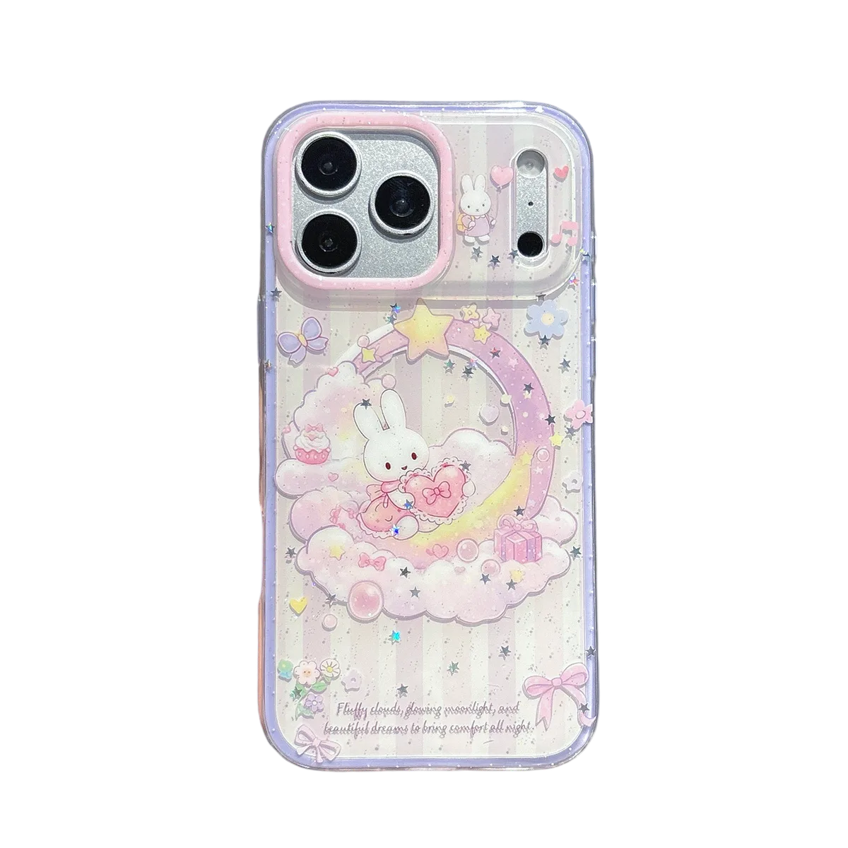 Miffy Kawaii 3D Magnetic Phone Case with Beaded Strap for iPhone 17 16 15 14 13 Pro Max